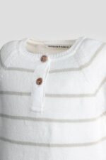BAMBOOM Maglia a righe maniche corte - WHITE | 6 mesi - immagine 2