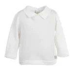 BAMBOOM Maglia con colletto - WHITE