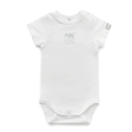 BAMBOOM Body bambino maniche corte 18-24M | WHITE