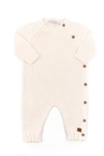 Tutina Apertura Laterale con Coniglio Bianco 01 – Bamboom 1-3 Mesi