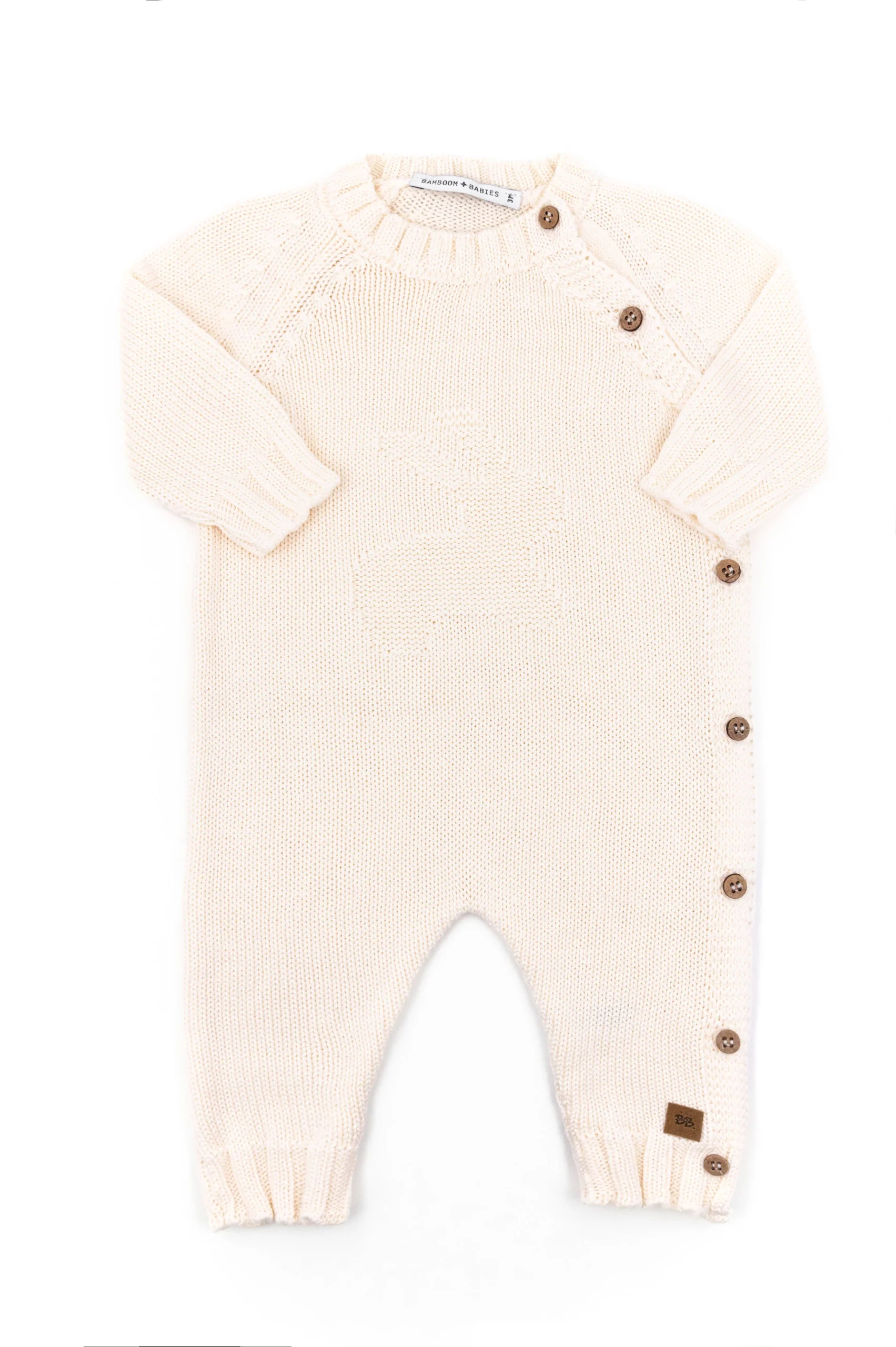 Tutina Apertura Laterale con Coniglio Bianco 01 – Bamboom 1-3 Mesi - immagine 1