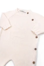 Tutina Apertura Laterale con Coniglio Bianco 01 – Bamboom 1-3 Mesi - immagine 2