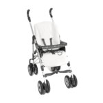 PAMBABY Rivestimento in Spugna di Cotone per passeggino | BIANCO