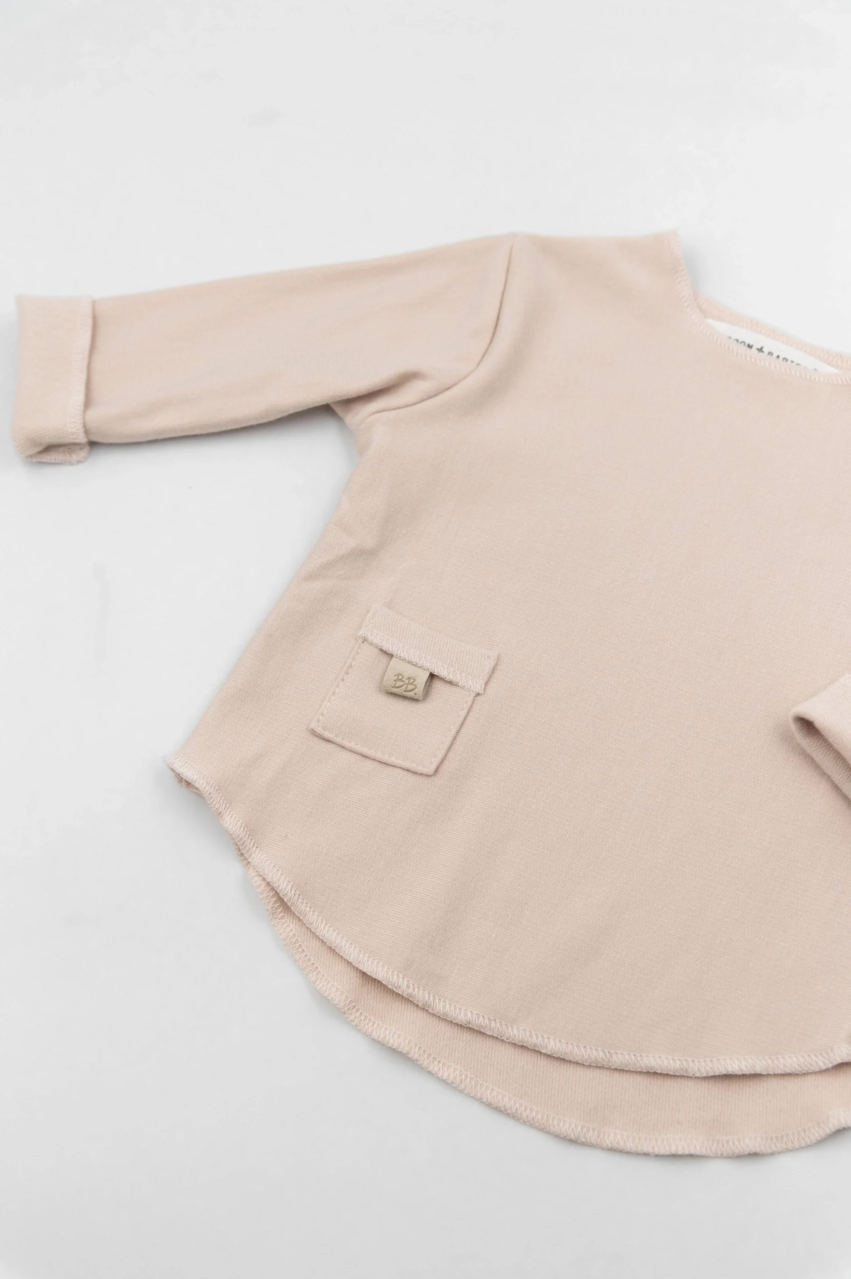 Maglia Manica Lunga Pure Vintage Pink 341 – Bamboom - immagine 2