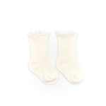 BAMBOOM Calza bimba con pizzo 3-6M | PANNA