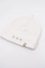 Cappellino Neonato Bees Panna 02 – Bamboom - immagine 5