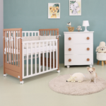 Cuoricini AVANT sistema evolutivo culla lettino MOKA-BIANCO + Materasso OMAGGIO