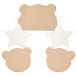SET CUSCINI PARACOLPI COMPONIBILE Teddy Beige - immagine 2