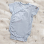 BAMBOOM Body bambino maniche corte 3M | AZZURRO