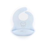BAMBOOM Bib Bavaglino in silicone | AZZURRO