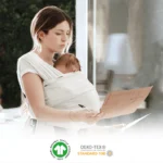 Koala Cuddle Band 2 Grigio Chiaro – Fascia Premontata per Neonato - immagine 4