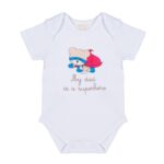 NANAN Body "My Dad Is A Superhero" 01M | BIANCO