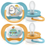 AVENT 2 Succhietti Ultra Air 6-18m | MASCHIO ANIMALETTI