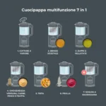 Cuocipappa multifunzione 7 in 1 Magic Pappa con Ricettario Nuvita Chef - 1967 - immagine 6