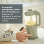 Cuocipappa multifunzione 7 in 1 Magic Pappa con Ricettario Nuvita Chef - 1967 - immagine 3