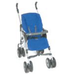 PAMBABY Rivestimento in Spugna di Cotone per passeggino | AZZURRO