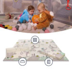 Tappeto Gioco Neonato MS Baby Trendy 120x120 - immagine 2
