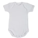 Set 2 Body Mezza Manica Scollo Americano in Cotone Costina