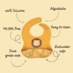 Bavaglino con Tasca in Silicone Leone Chompy - immagine 4